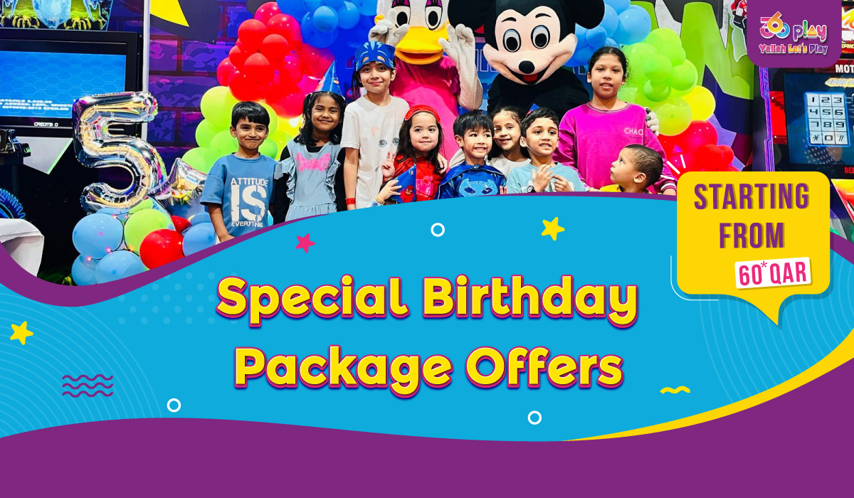 Birthday Package Offers in Qatar 360 Play Areas